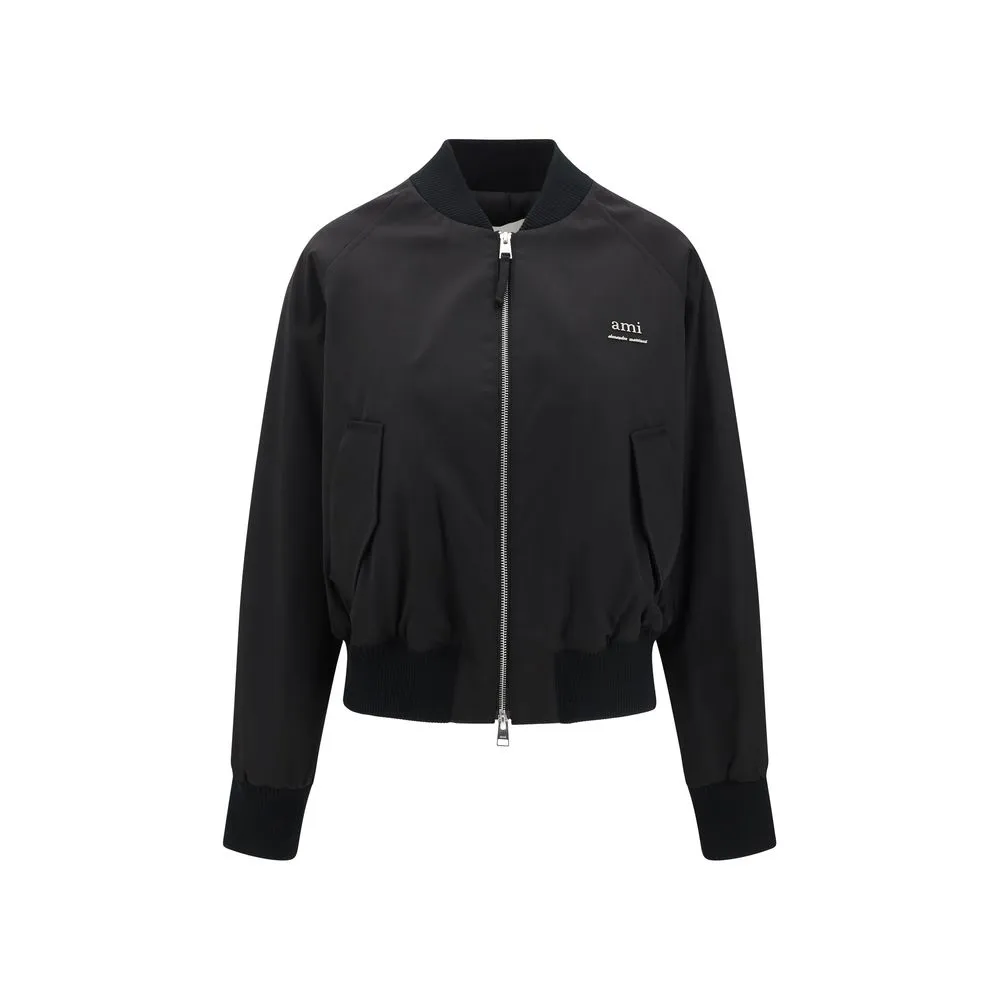 Ami Paris Women's Loose Bomber Jacket
