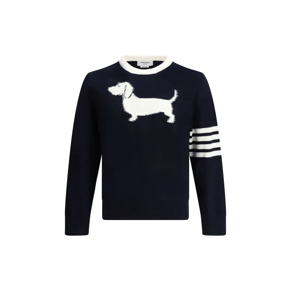 Thom Browne Men's Sweater with dachshund