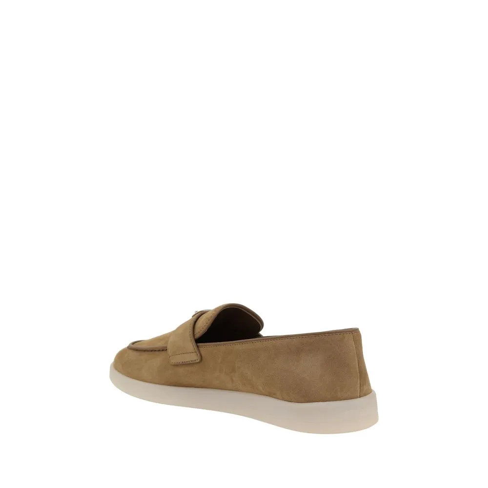 Prada Men's Suede Loafers