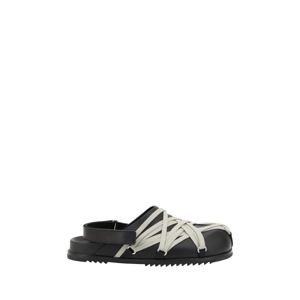 Rick Owens Women's Megalaced leather Mules