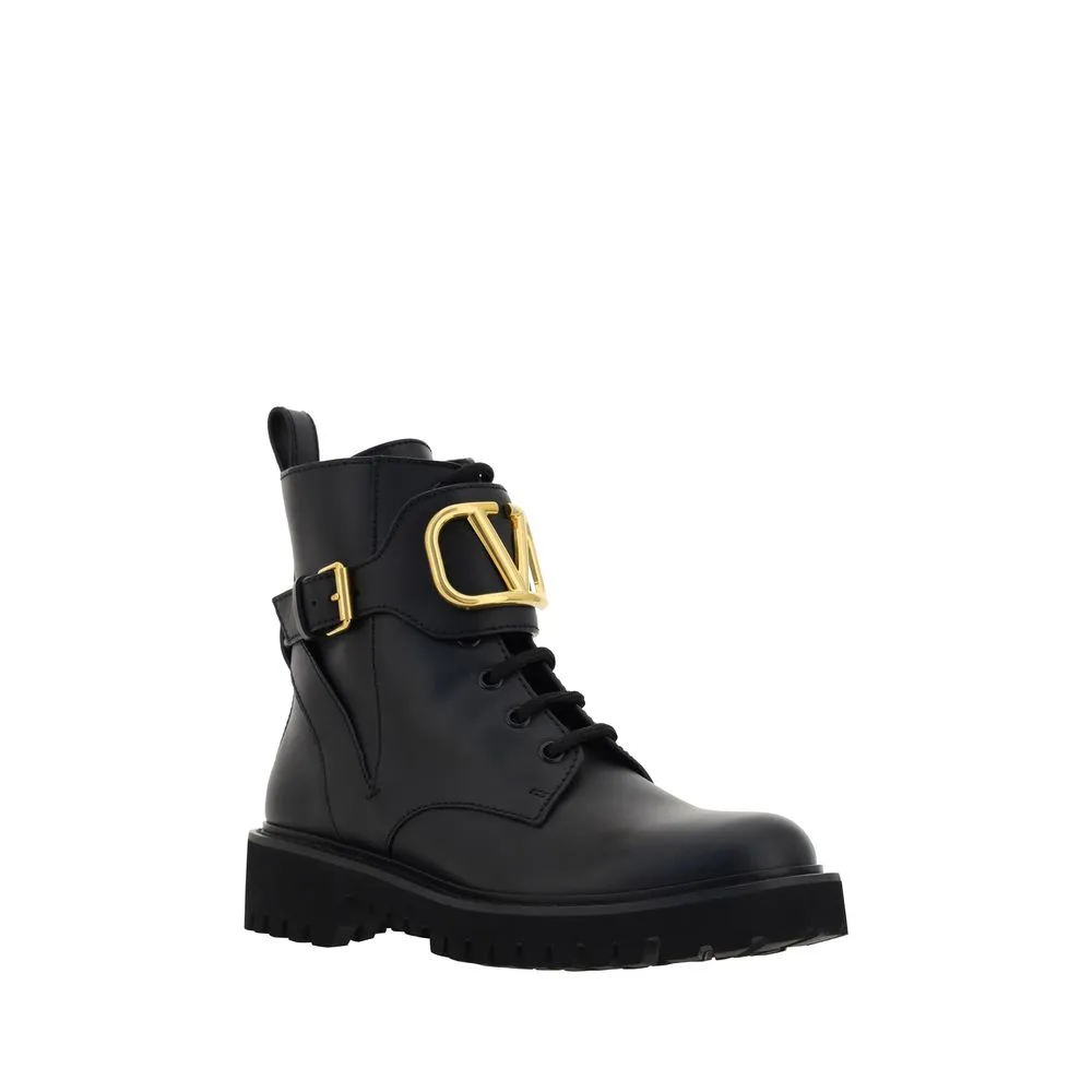Valentino Garavani Women's VlLgo Signature Combat Boots