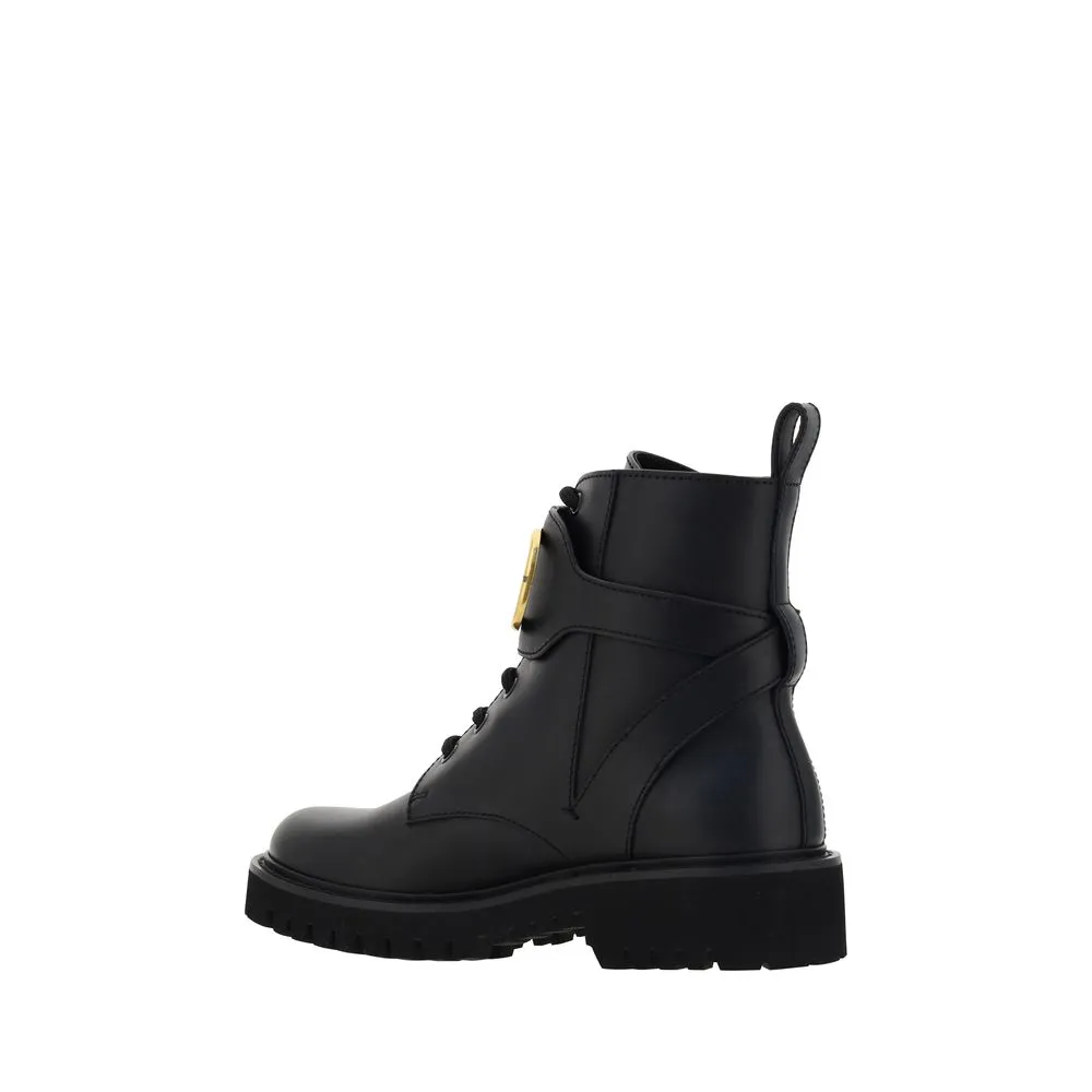Valentino Garavani Women's VlLgo Signature Combat Boots