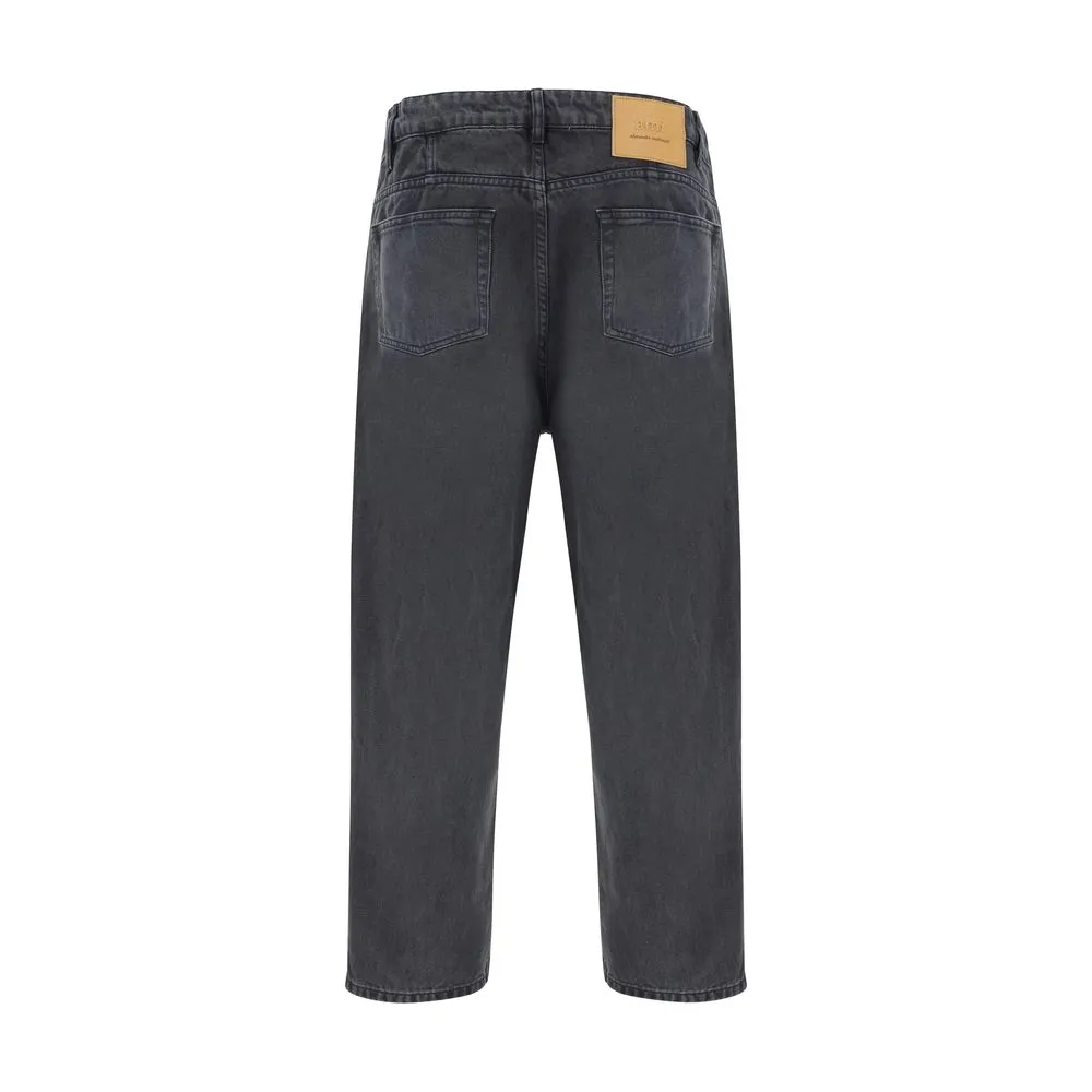 Ami Paris Men's Denim Pants