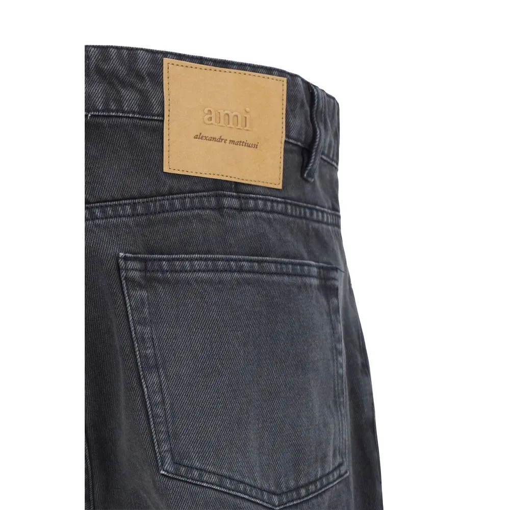 Ami Paris Men's Denim Pants