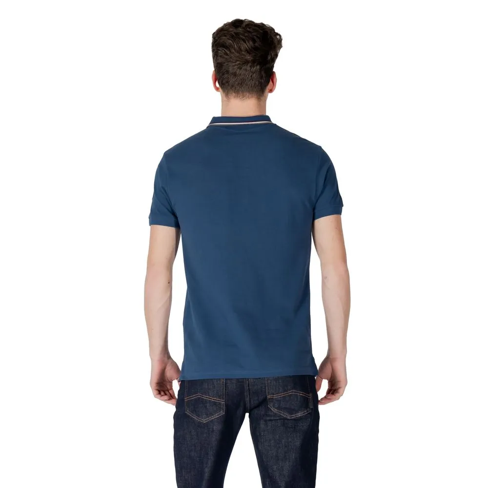 Colmar Originals Men's Blue Cotton Polo Shirt