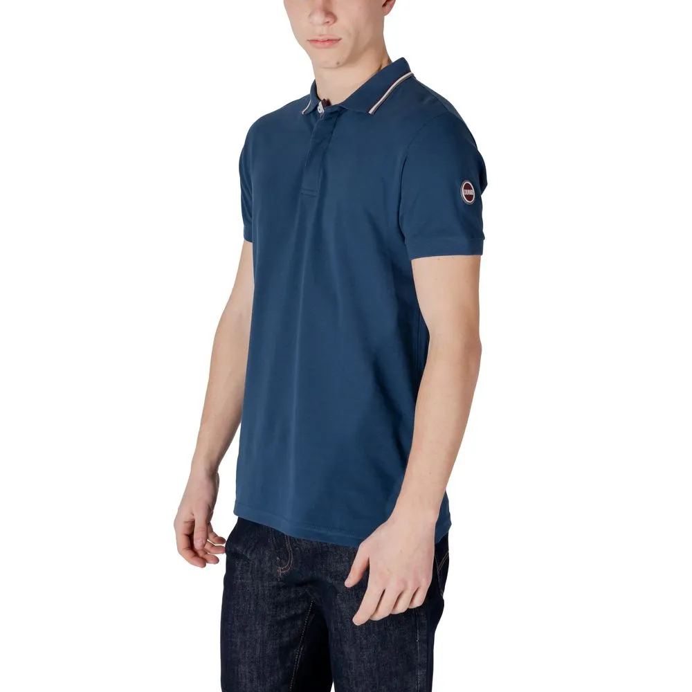 Colmar Originals Men's Blue Cotton Polo Shirt