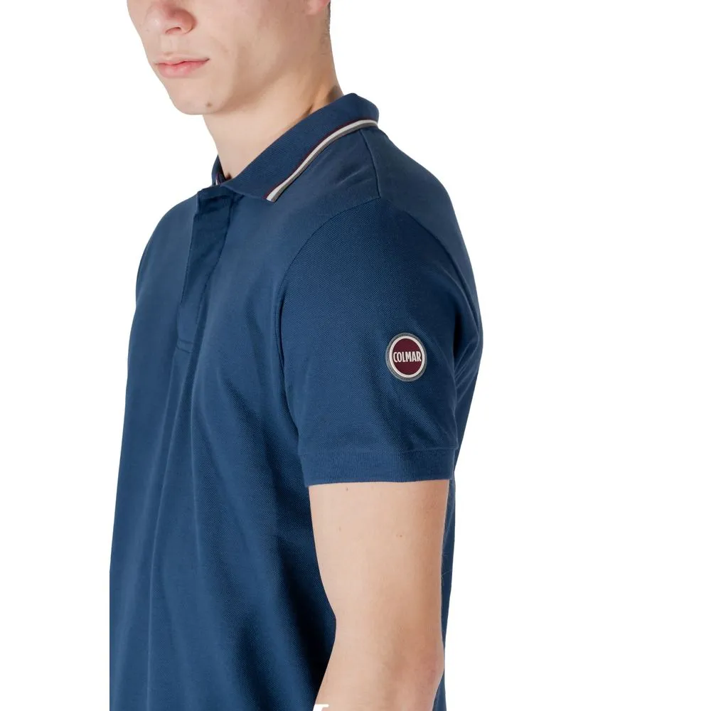 Colmar Originals Men's Blue Cotton Polo Shirt