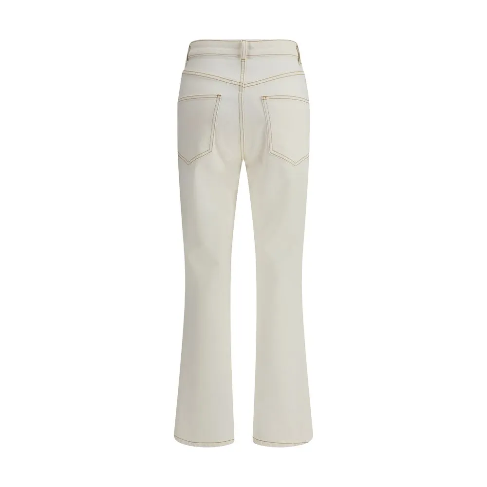 Tory Burch Women's Cropped flare Jeans