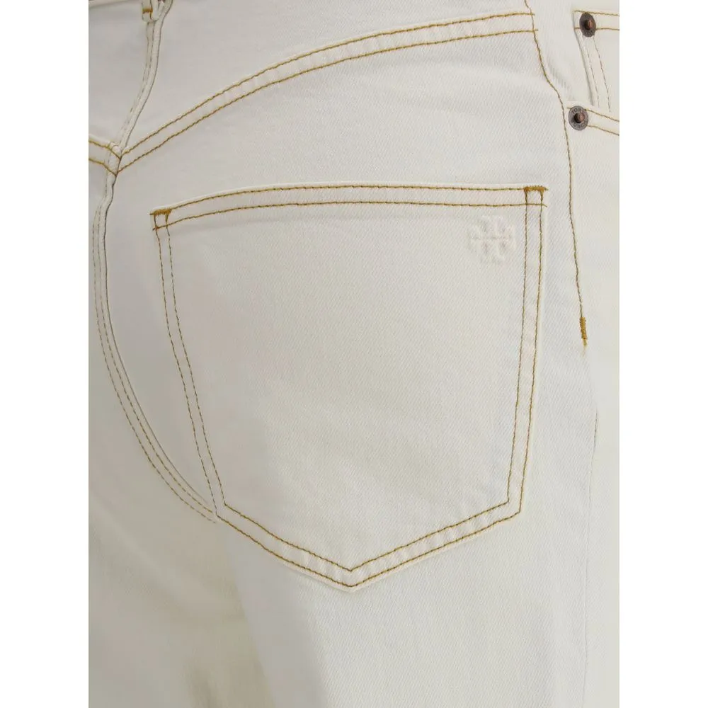 Tory Burch Women's Cropped flare Jeans