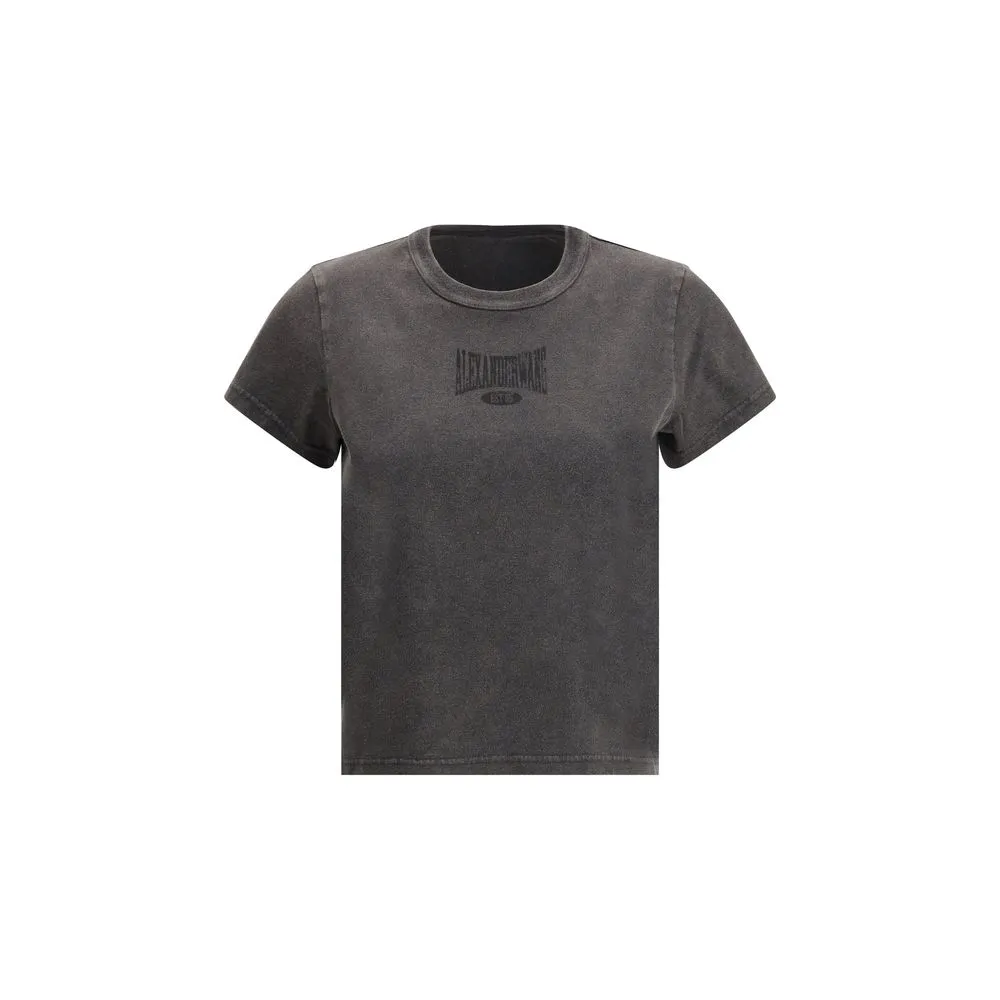 Alexander Wang Women's Cropped Graphic T-Shirt