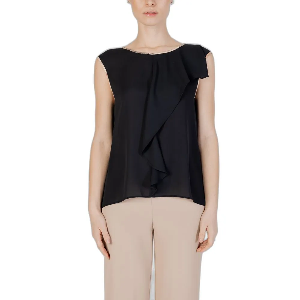 Alviero Martini Prima Classe Women's Black Polyester Shirt