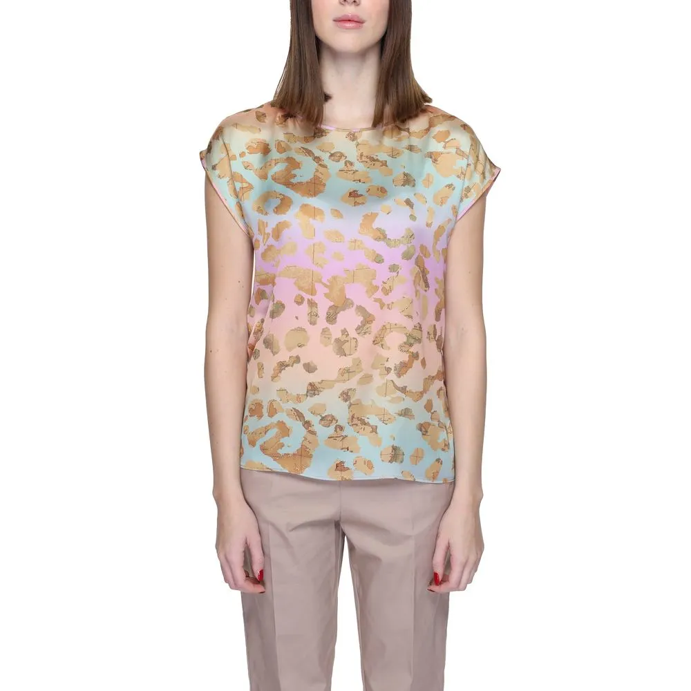 Alviero Martini Prima Classe Women's Beige Polyester Shirt