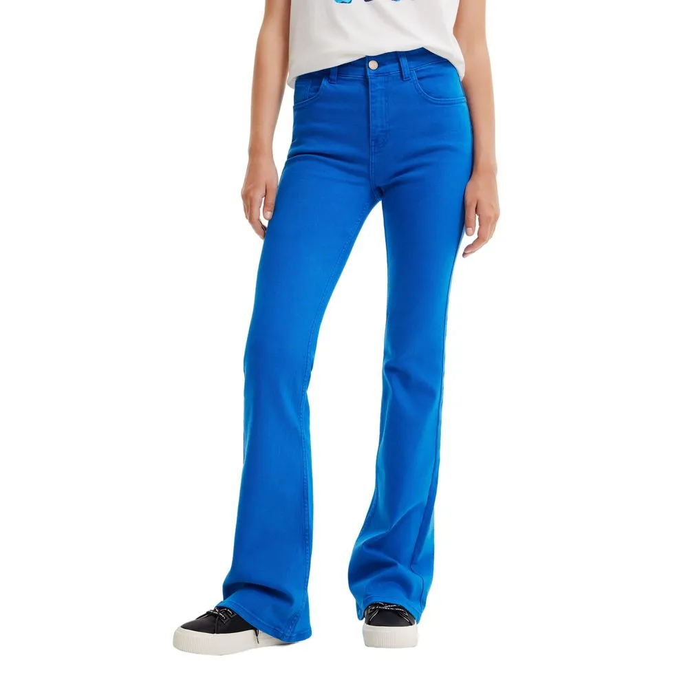 Desigual Women's Blue Cotton Jeans & Pant