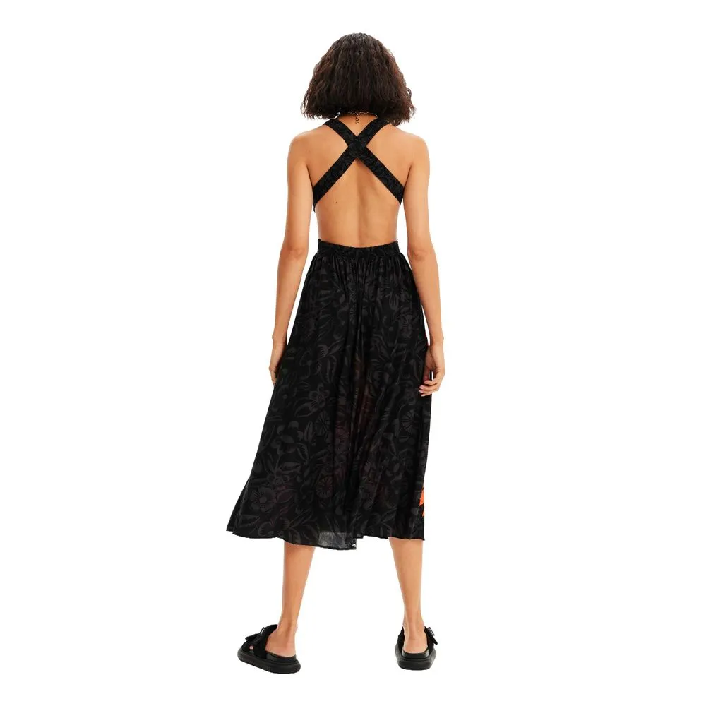 Desigual Women's Black Viscose Swimwear