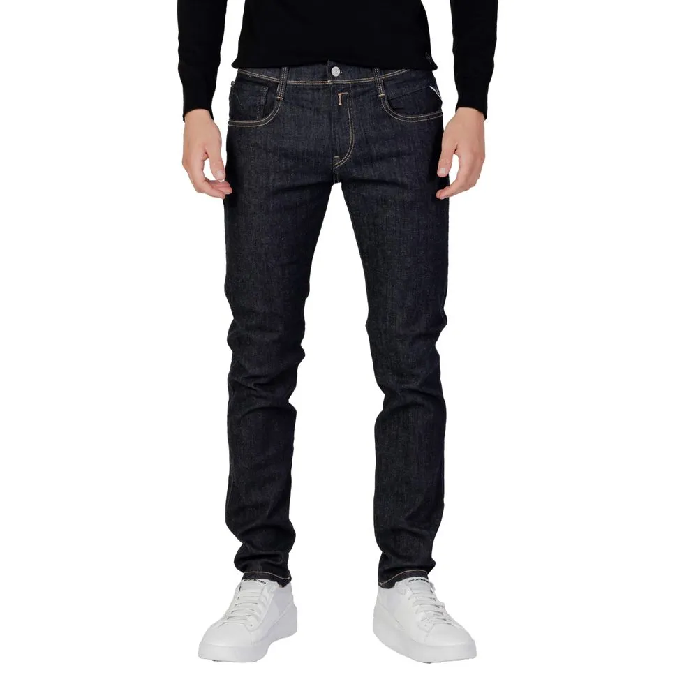 Replay Men's Blue Cotton Jeans & Pant