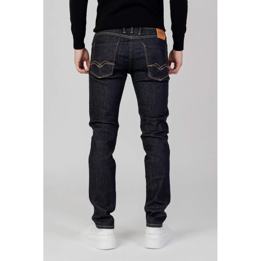 Replay Men's Blue Cotton Jeans & Pant