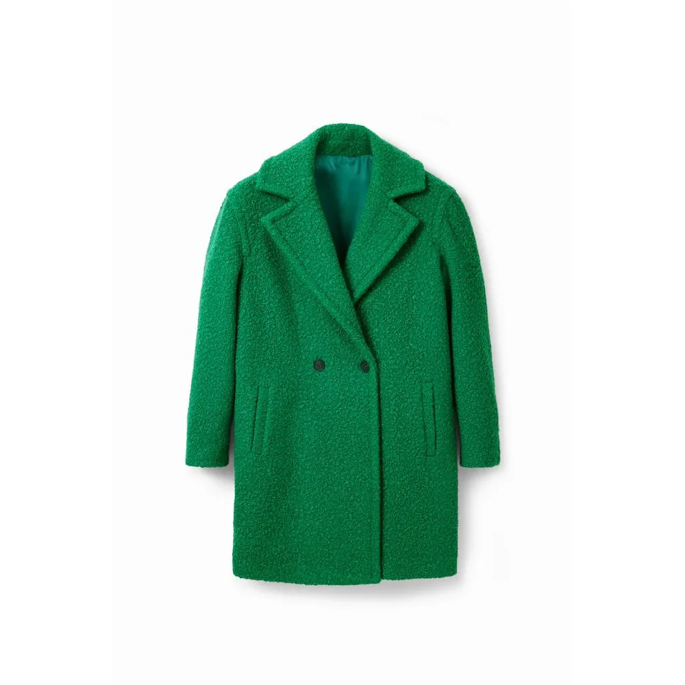 Desigual Women's Green Polyester Jackets & Coat