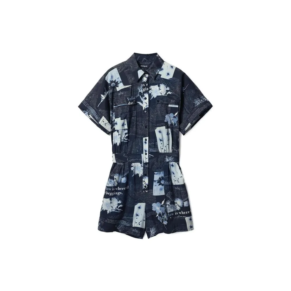 Desigual Women's Blue Viscose Suits & Blazer