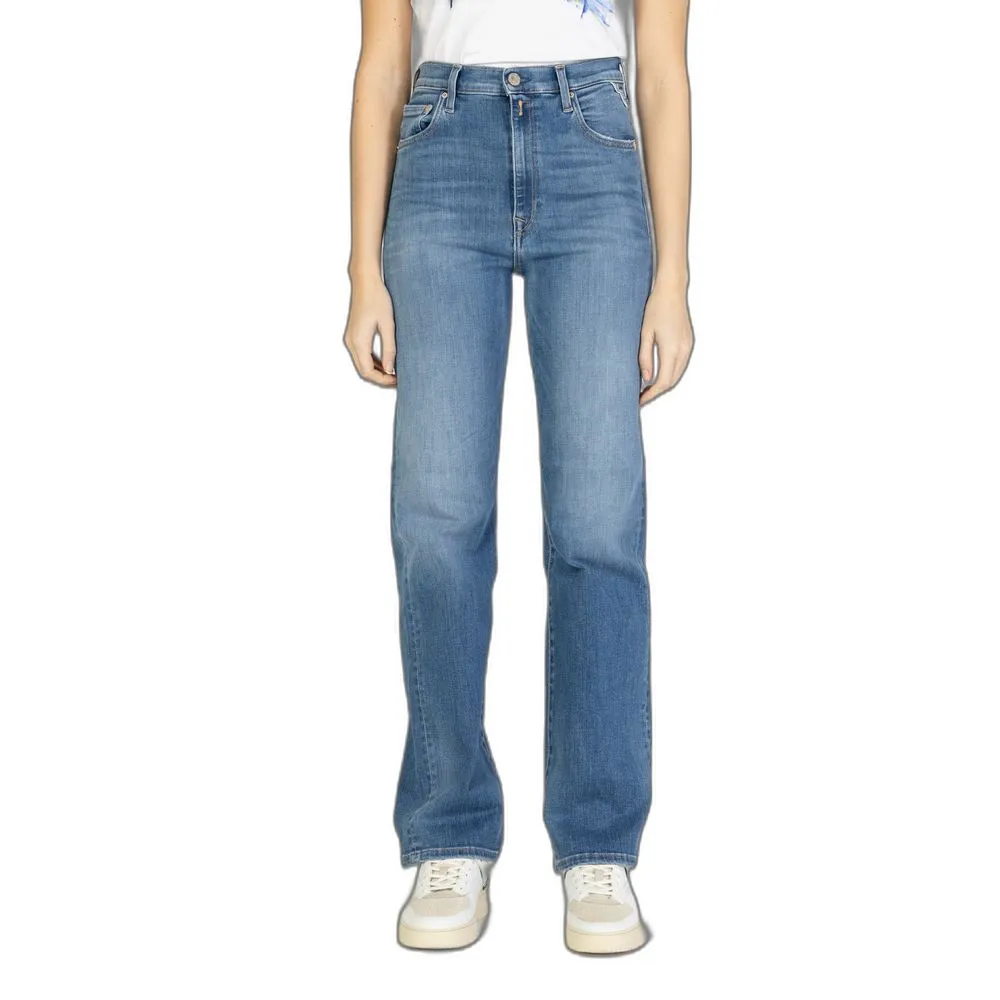 Replay Women's Blue Cotton Jeans & Pant