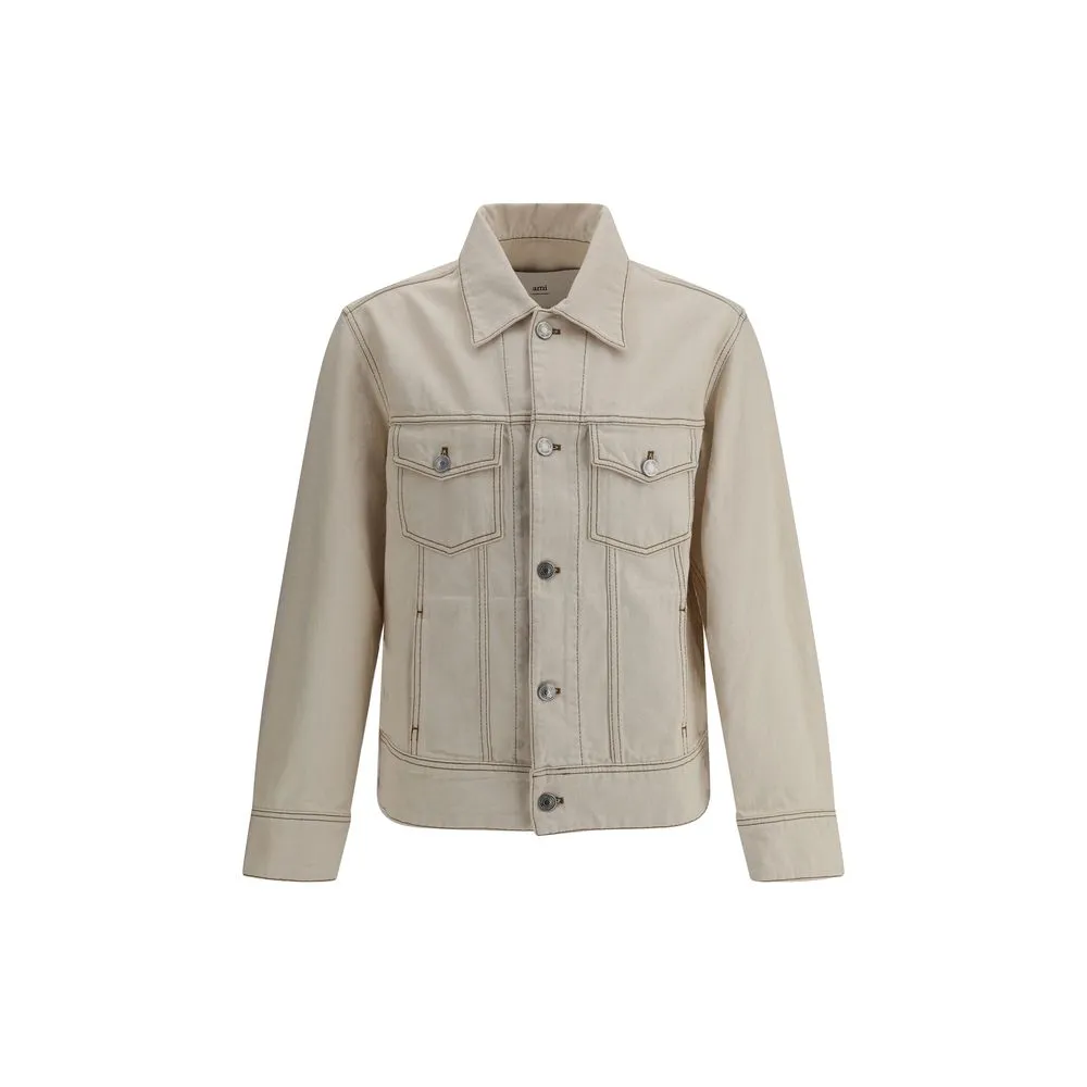 Ami Paris Men's Denim Jacket