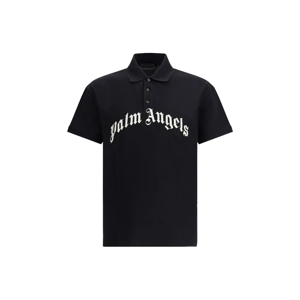 Palm Angels Men's Logoed Polo Shirt