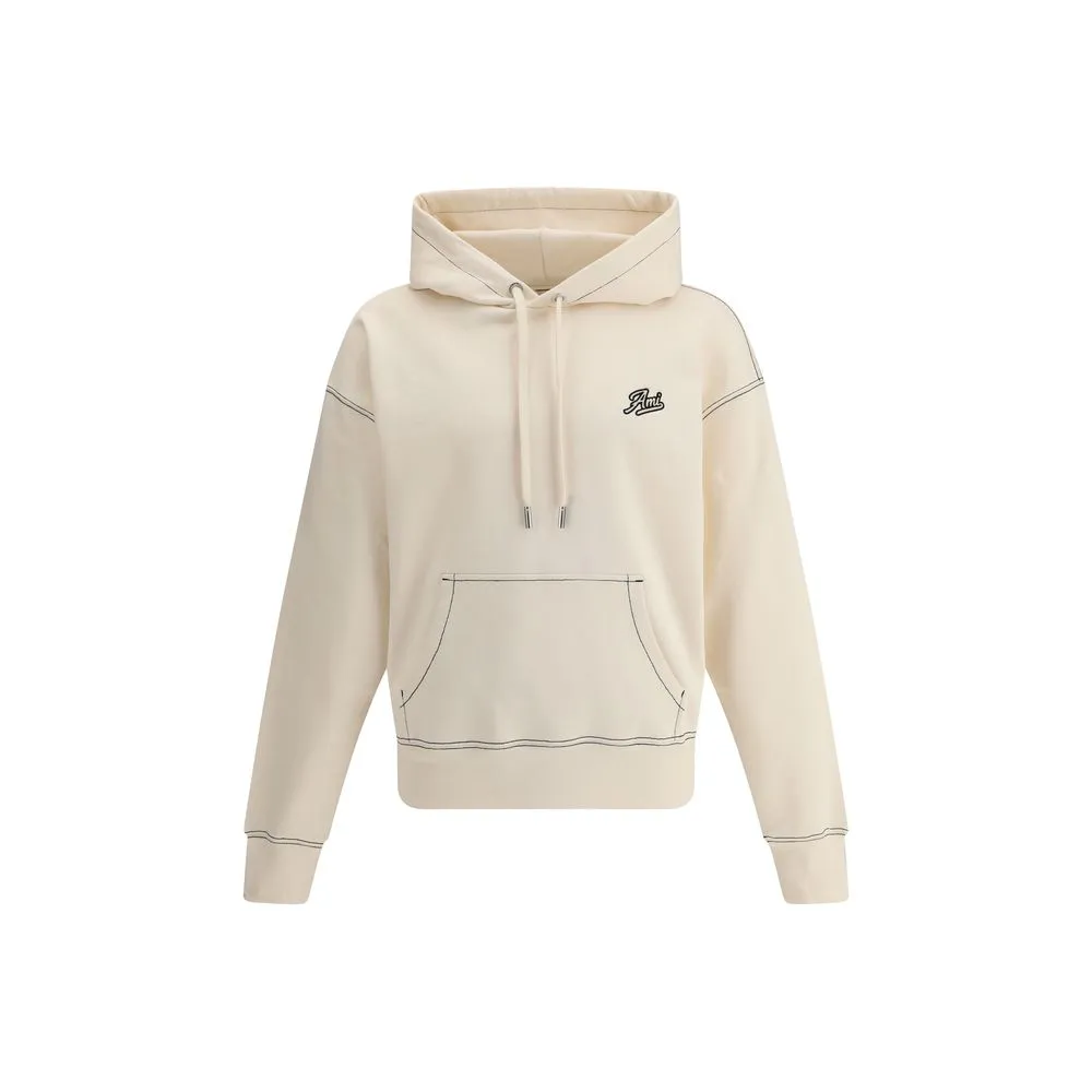 Ami Paris Men's Logoed Hoodie