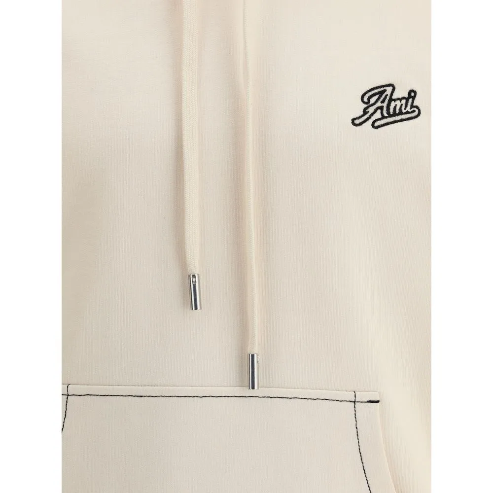 Ami Paris Men's Logoed Hoodie