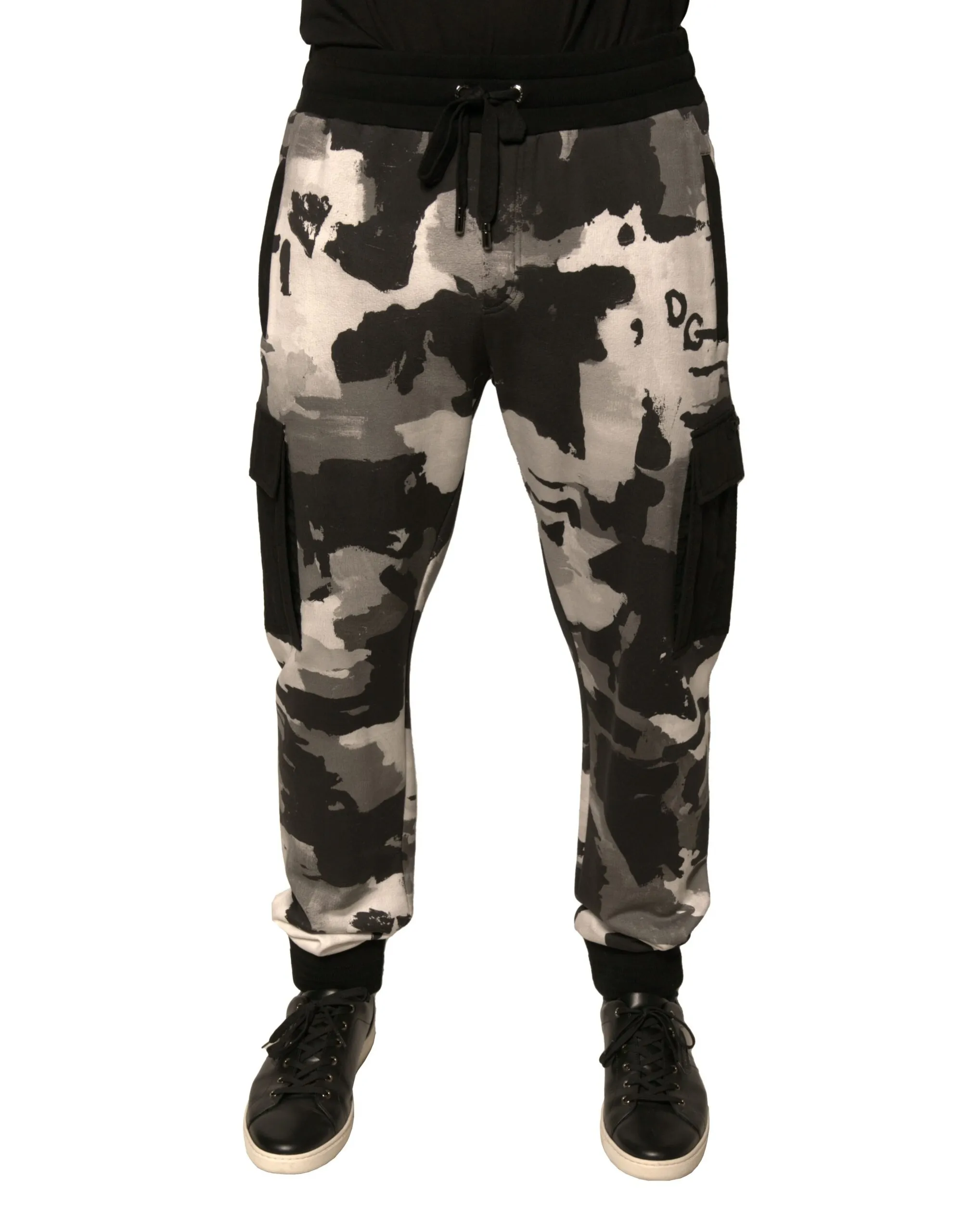 Dolce & Gabbana Men's Multicolor Camouflage Cargo Jogger Pants