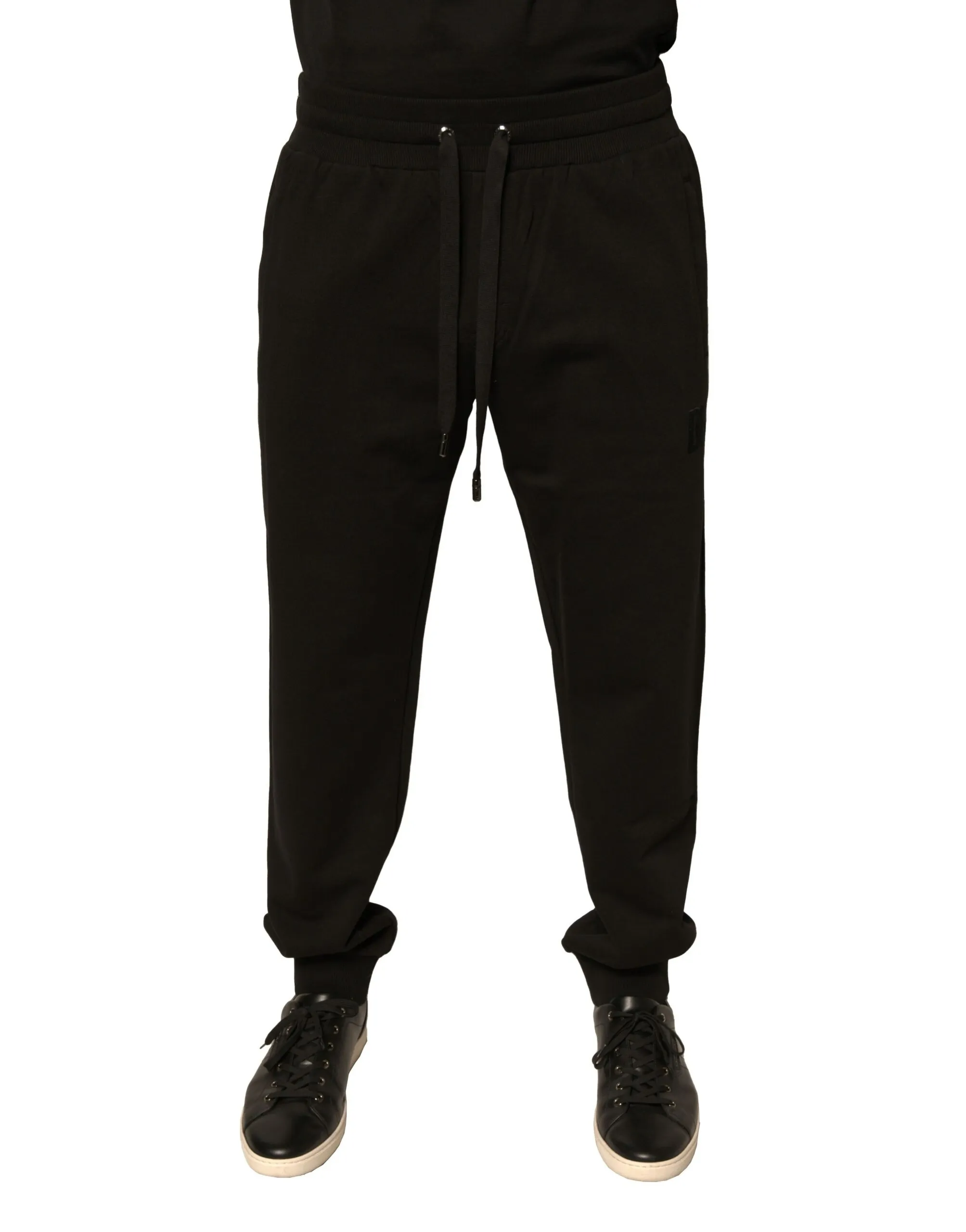 Dolce & Gabbana Men's Black Cotton Jogger Sweatpants Pants