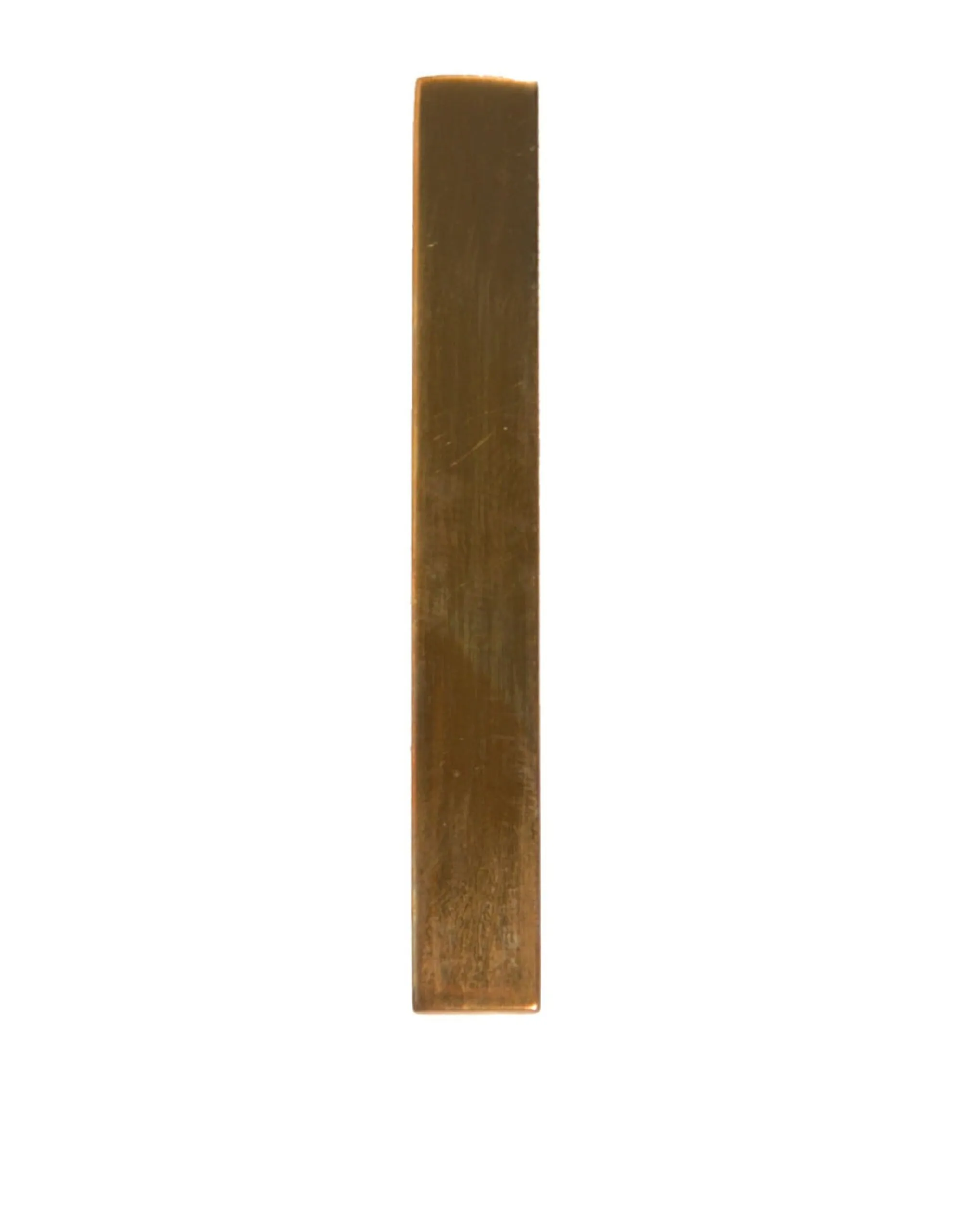 Dolce & Gabbana Men's Gold Tone Brass Logo Branded Tie Clip Bar
