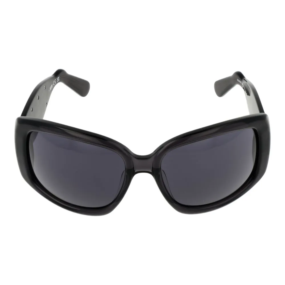 GCDS Unisex Black Unisex Sunglasses