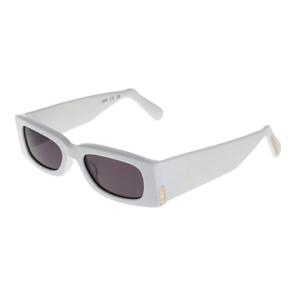 GCDS Unisex White Unisex Sunglasses