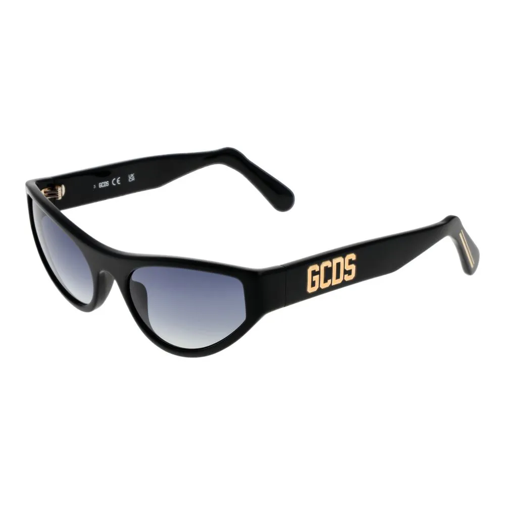 GCDS Unisex Black Unisex Sunglasses