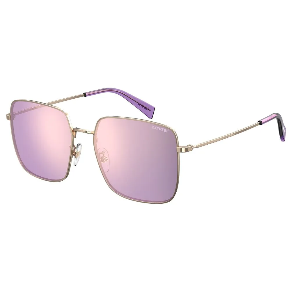 Levi's Women's Rose Gold Metal Sunglasses