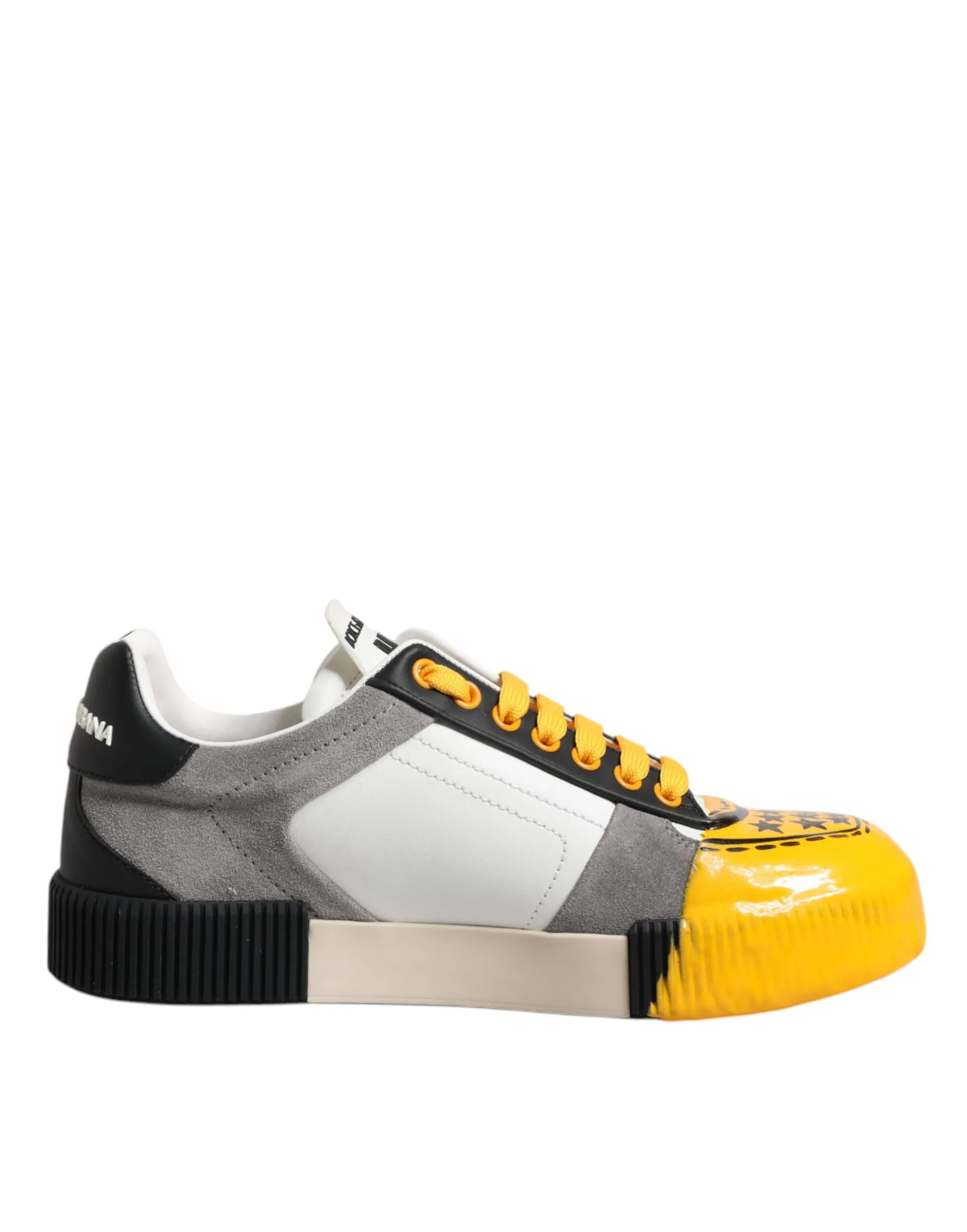 Dolce & Gabbana Men's Multicolor Leather DNA Low Top Sneakers Shoes