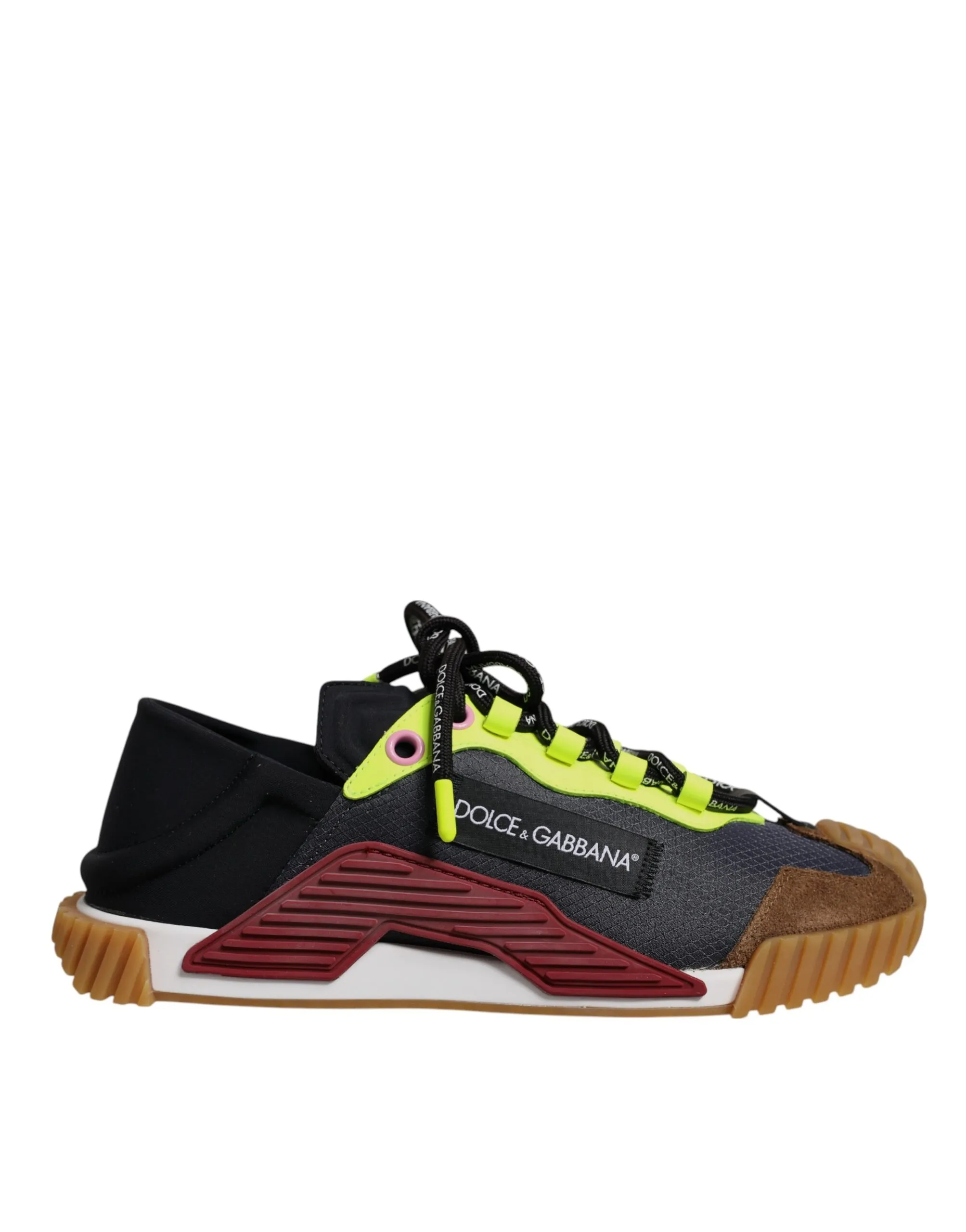 Dolce & Gabbana Men's Multicolor Nylon Low Top NS1 Sneakers Shoes