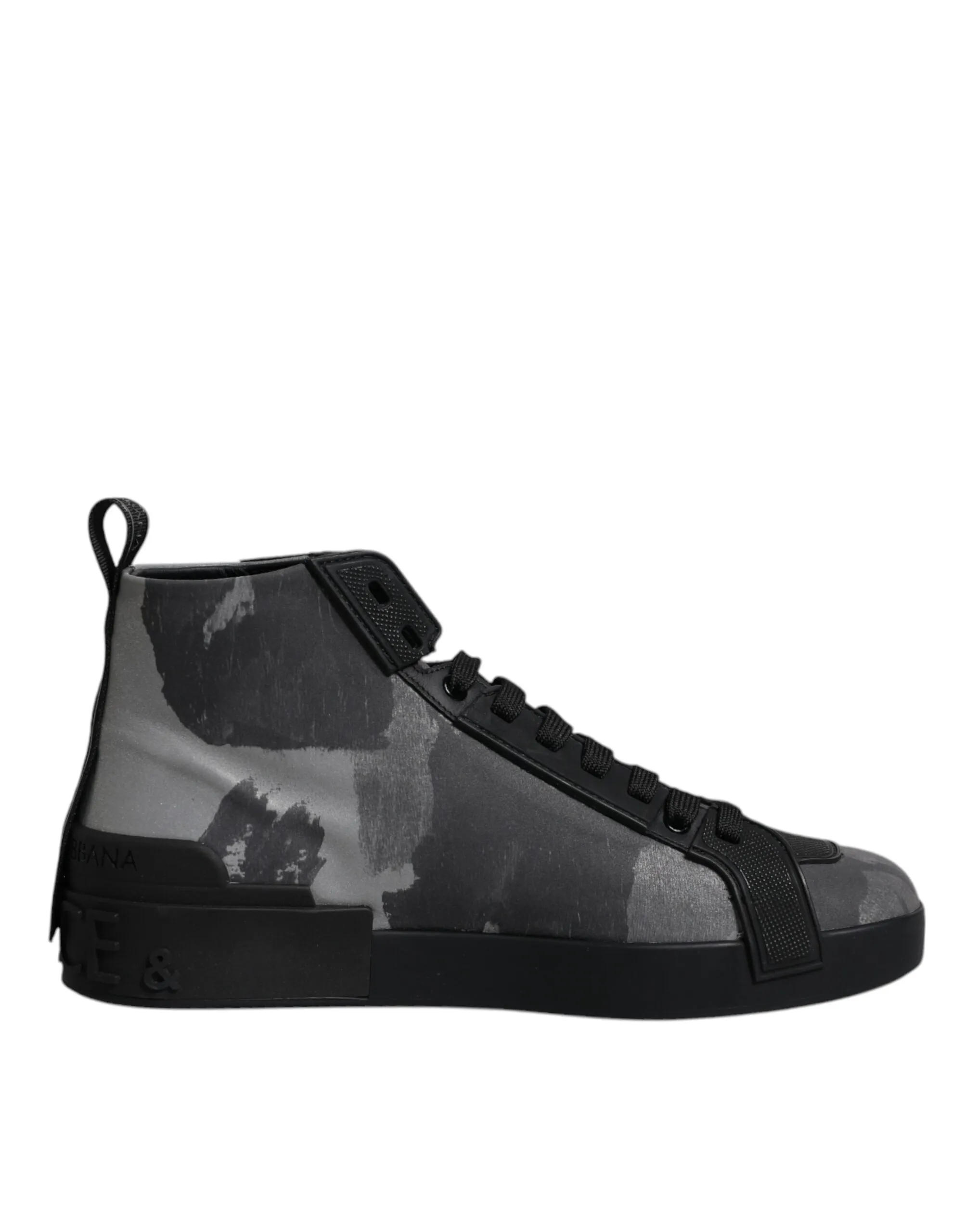 Dolce & Gabbana Men's Multicolor Camouflage High Top Sneakers Shoes