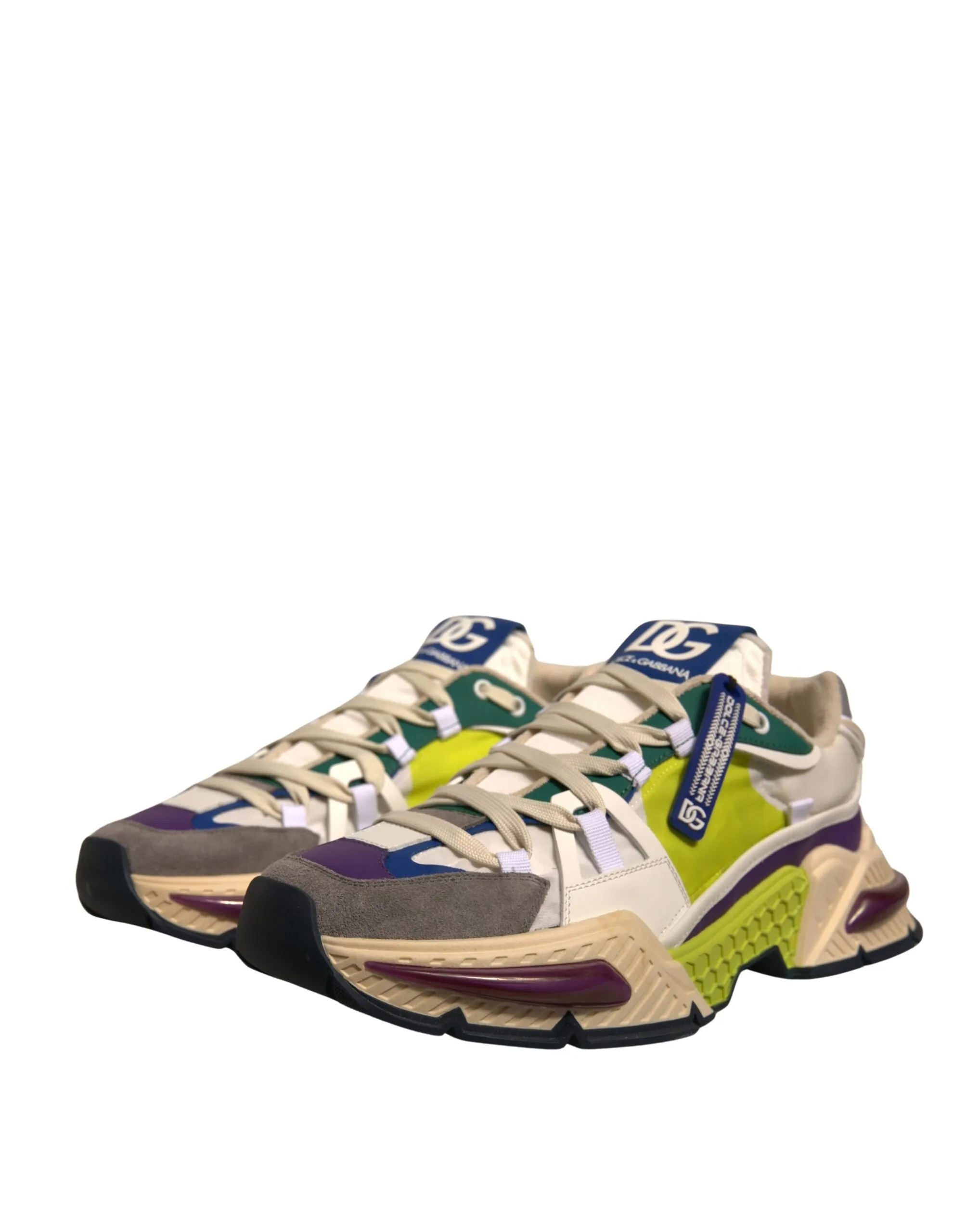Dolce & Gabbana Men's Multicolor Airmaster Low Top Sneakers Shoes