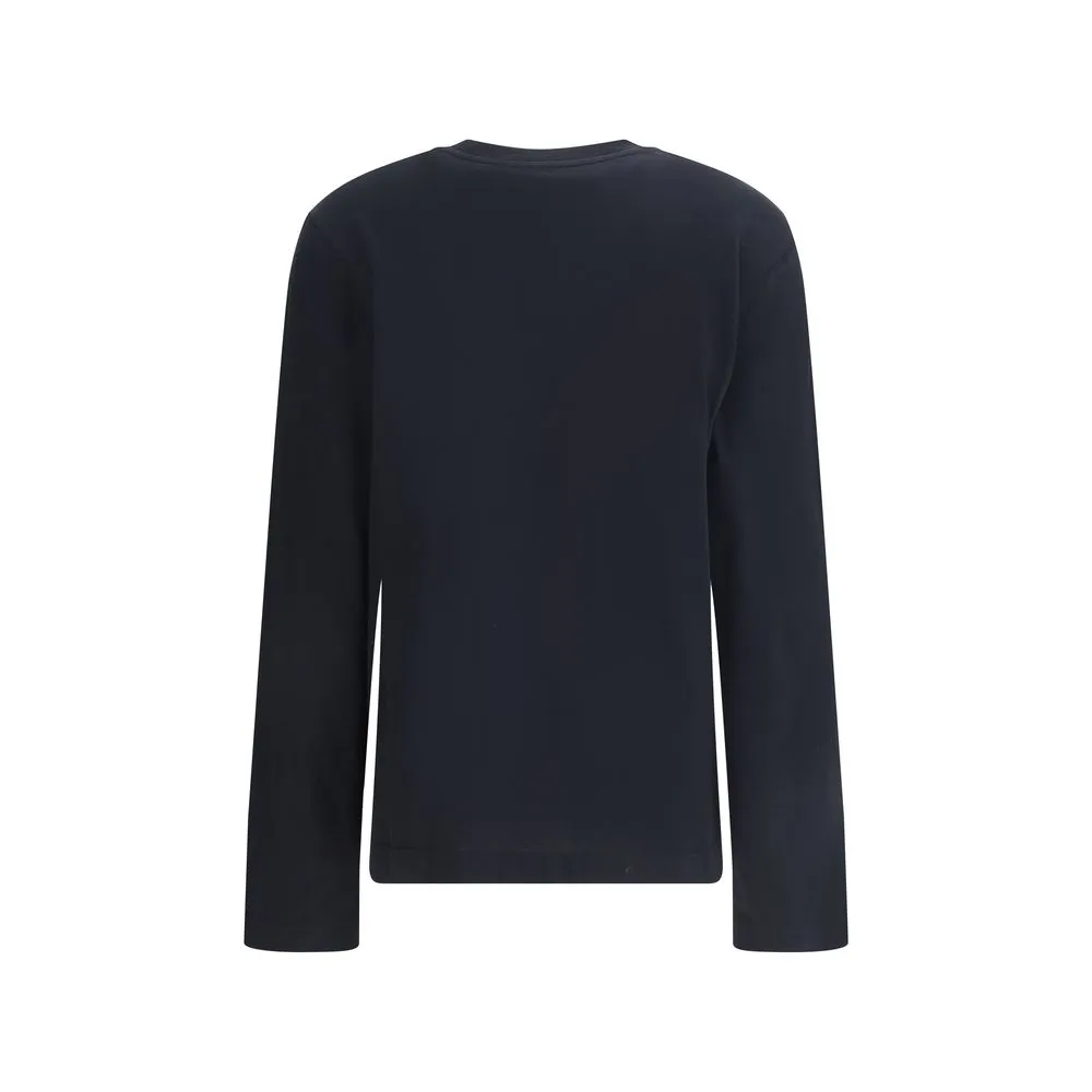 Ami Paris Women's Long sleeve logo Top