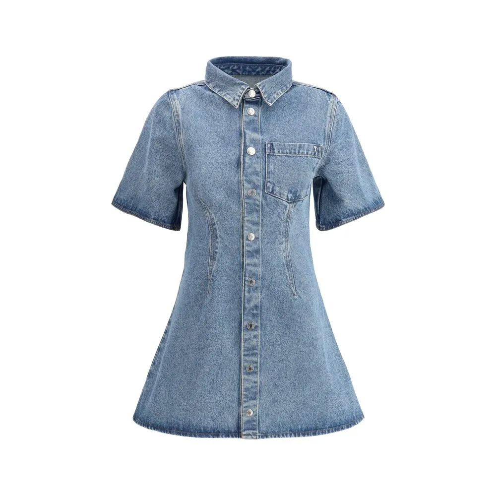 Ami Paris Women's Denim Short Dress