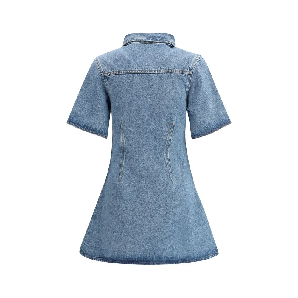 Ami Paris Women's Denim Short Dress