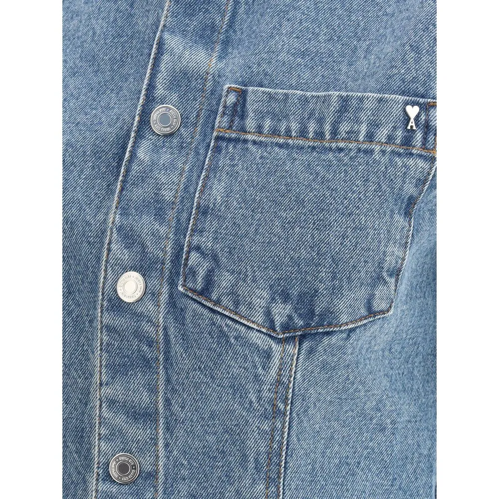 Ami Paris Women's Denim Short Dress