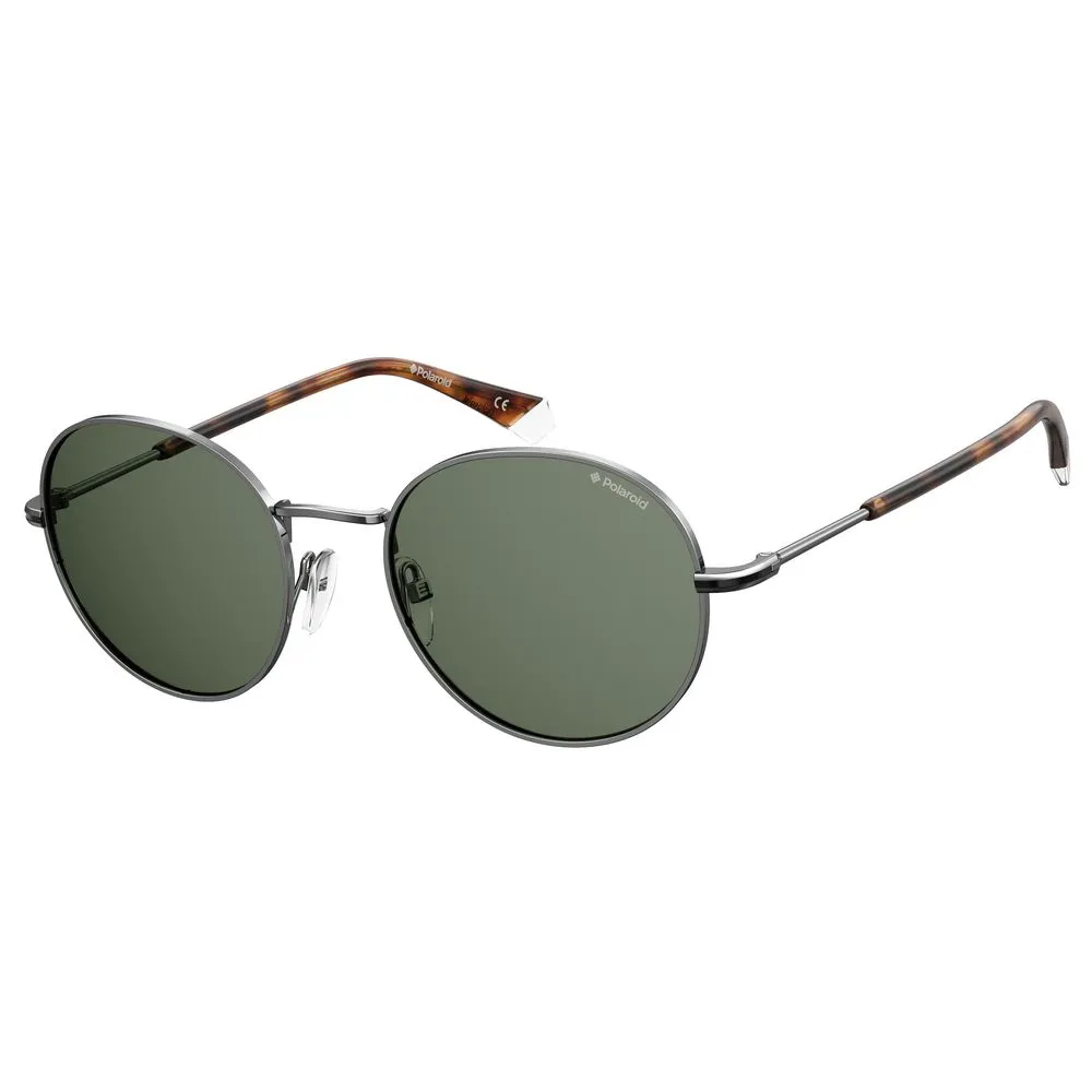 Polaroid Unisex Gray Metal Sunglasses