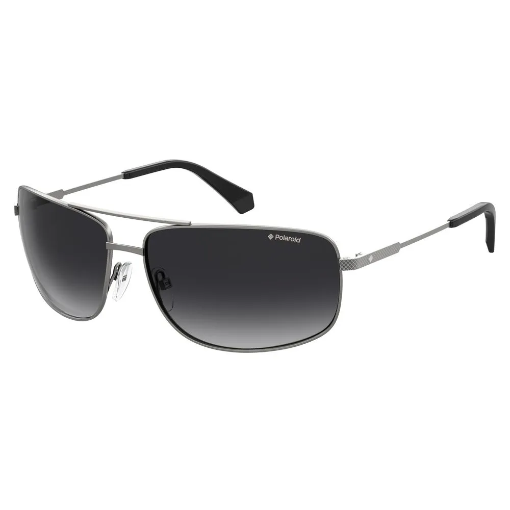 Polaroid Men's Gray Metal Sunglasses