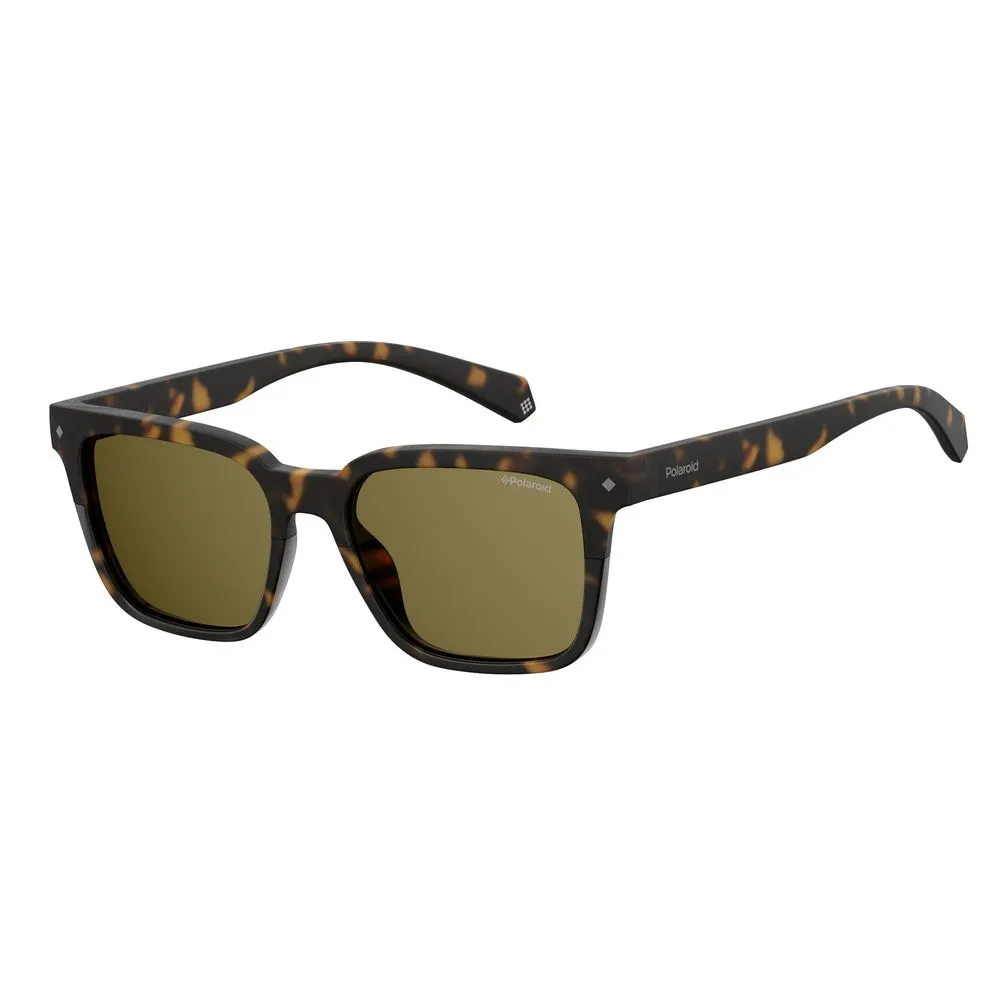 Polaroid Unisex Brown Plastic Sunglasses