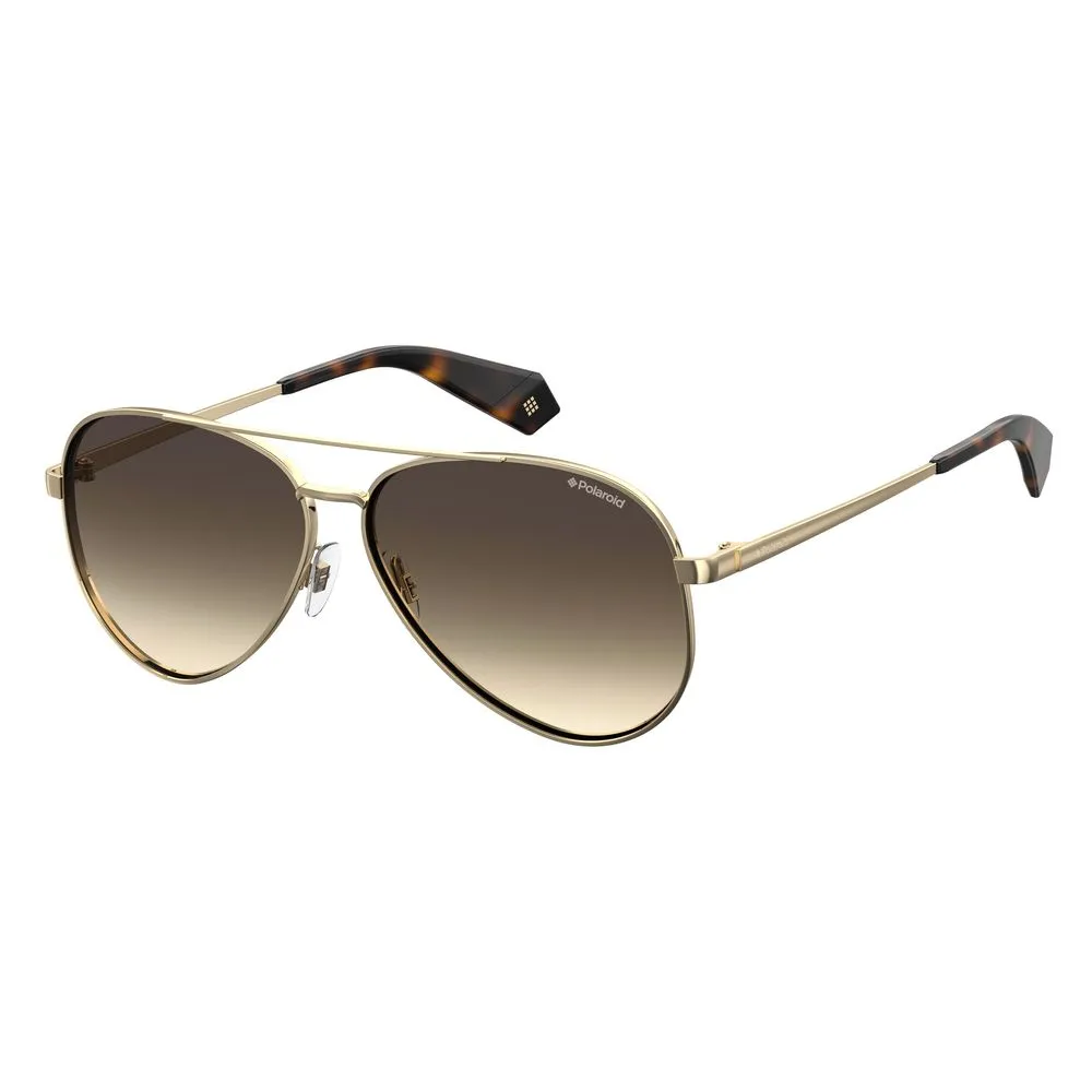 Polaroid Women's Gold Metal Sunglasses