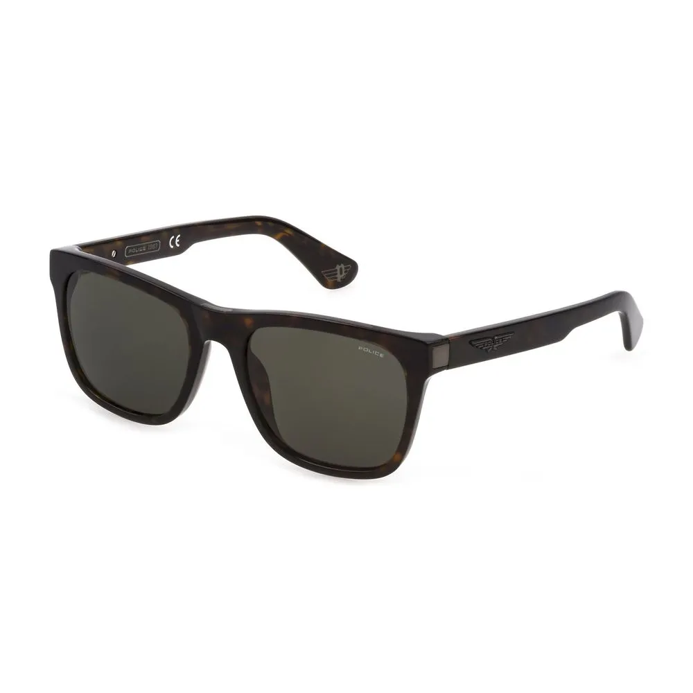 Police Men's Brown Plastic Sunglasses