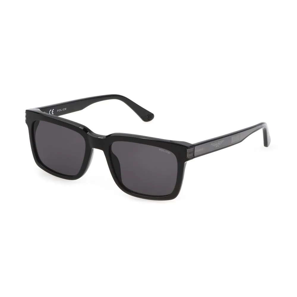 Police Men's Black Plastic Sunglasses