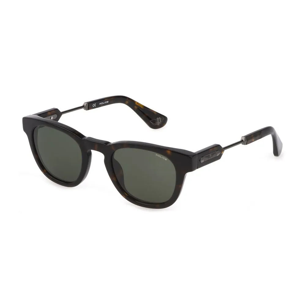 Police Men's Brown Plastic Sunglasses