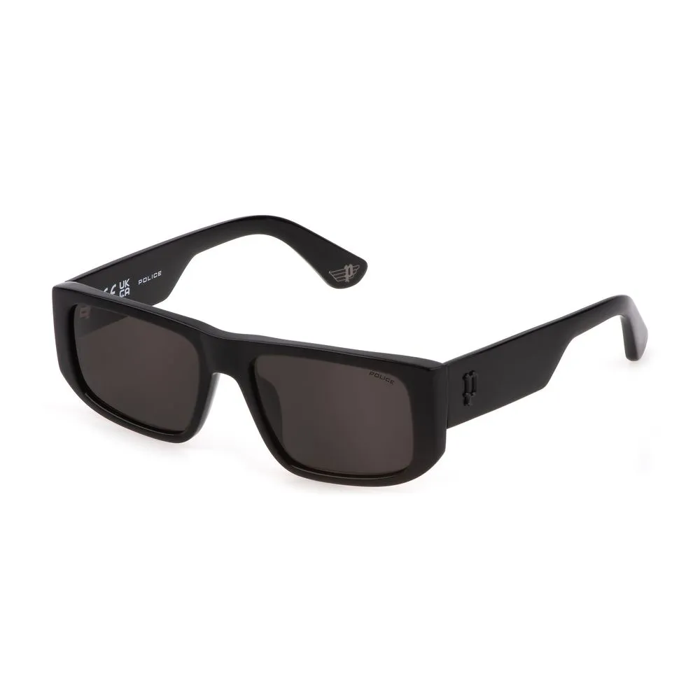 Police Men's Black Plastic Sunglasses